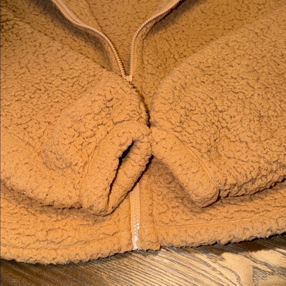 Express Tan Sherpa Jacket - Picture 3 of 5